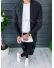 Cardigan barbati gri inchis slim fit ZR T3598 50-5